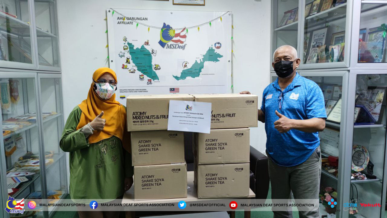 Sumbangan ATOMY Malaysia Kepada Wakil SelSDeaf